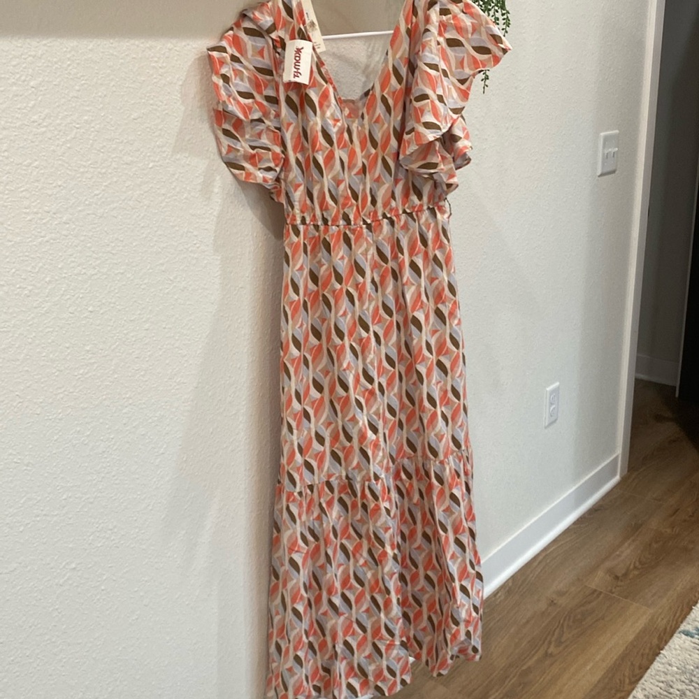 Sim&Sam coral dress size-M